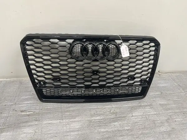 🌟🌟 2013 2014 2015 2016 2017 AUDI A5 S5 QUATTRO GLOSSY BLACK FRONT GRILLE - Image 3