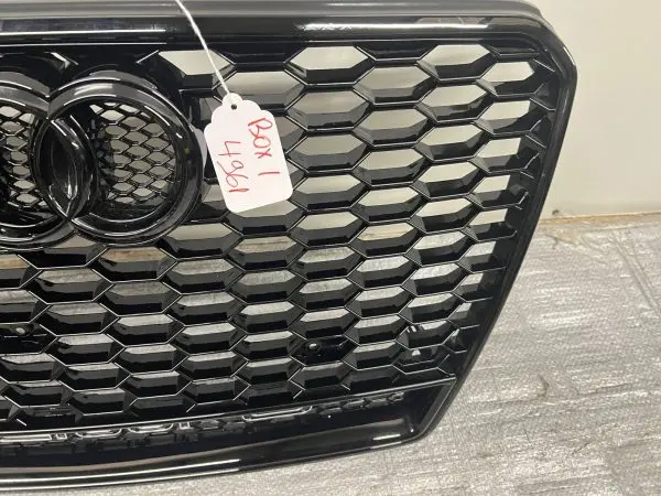 🌟🌟 2013 2014 2015 2016 2017 AUDI A5 S5 QUATTRO GLOSSY BLACK FRONT GRILLE - Image 5