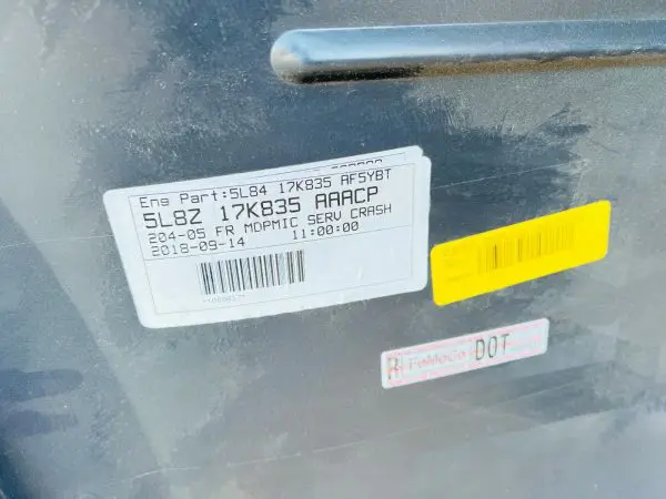 5L8Z17K835AAA 2005 2006 2007 FORD ESCAPE REAR OEM BUMPER COVER GENUINE - Image 11