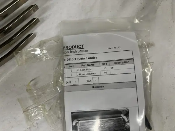 2010 2011 2012 2013 toyota tundra chrome grille inserts lower and upper - Image 8