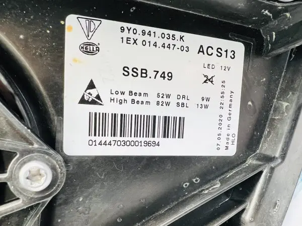 ⭐️ 2019 2020 2021 PORSCHE CAYENNE LED GTS MATRIX LEFT OEM HEADLIGHT 9Y0941035K - Image 14