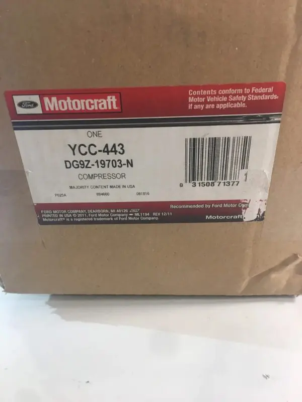 DG9Z19703N GENUINE OEM AC COMPRESSOR 2013-2016 2017 2018 2019 2020 FORD FUSION