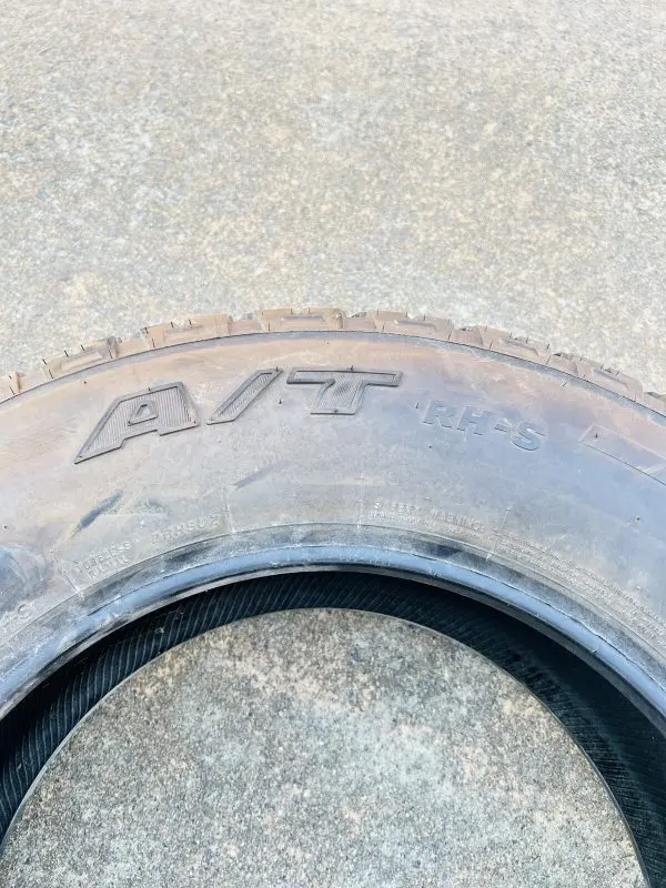 1 Single New P255/70R18 112S Bridgestone Dueler A/T RH-S OWL Tire! - Image 7