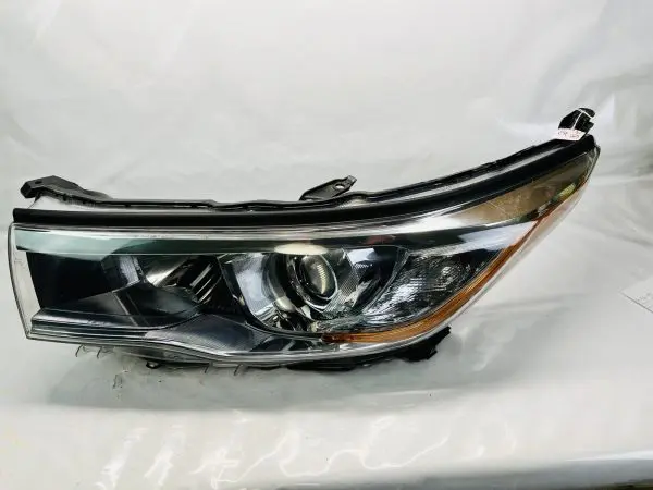 2014 2015 2016 TOYOTA HIGHLANDER HALOGEN FRONT LEFT OEM HEADLIGHT - Image 2