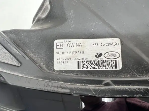 2018 2019 2020 2021 2022 LAND ROVER RANGE ROVER SPORT LED RIGHT OEM HEADLIGHT - Image 11