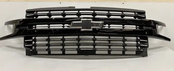 84493306 2019 2020 2021 2022 CHEVY SILVERADO 1500 FRONT OEM GRILLE BLACK