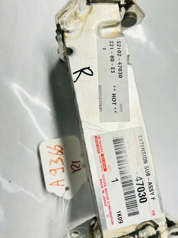 52102-47030 2016-2020 2021 2022 TOYOTA PRIUS FRONT RIGHT IMPACT BAR EXTENSION - Image 5