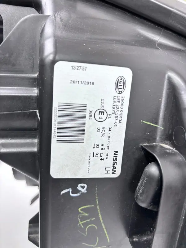 2015 2016 2017 2018 2019 NISSAN VERSA HALOGEN FRONT LEFT OEM HEADLIGHT - Image 17