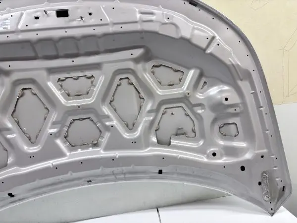 2016 2017 2018 2019 FORD EXPLORER HOOD OEM USED GENUINE SILVER ALUMINUM - Image 13