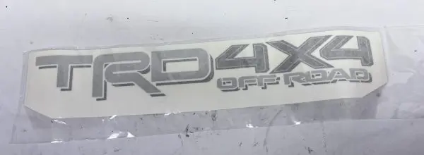 OEM NEW 759960c080a3 2016-2023 Toyota Tacoma Rear Silver 4x4 TRD OFF ROAD DECAL