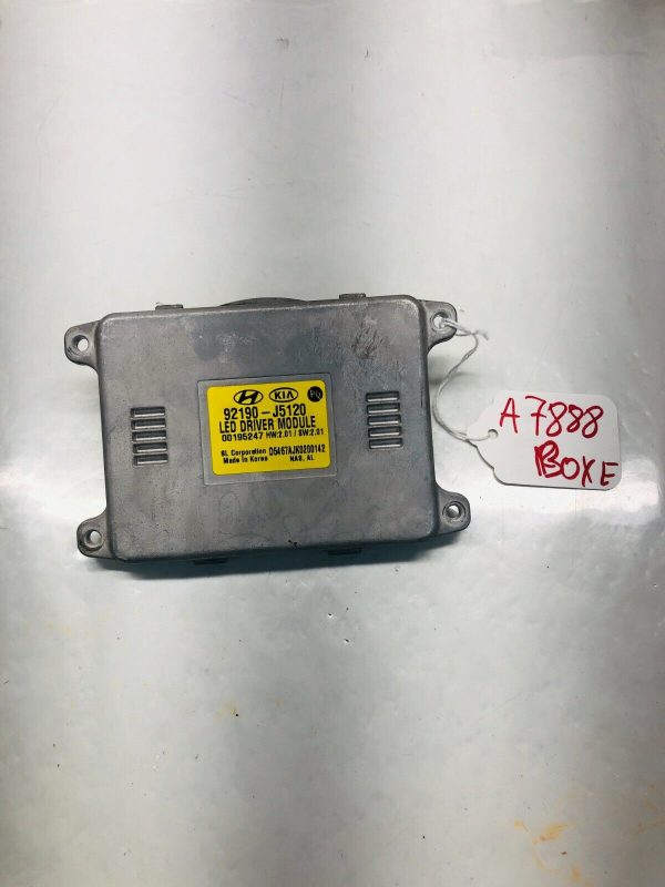 92190J5120 2018 2019 2020 2021 2022 2023 KIA STINGER LED MODULE BALLAST GENUINE