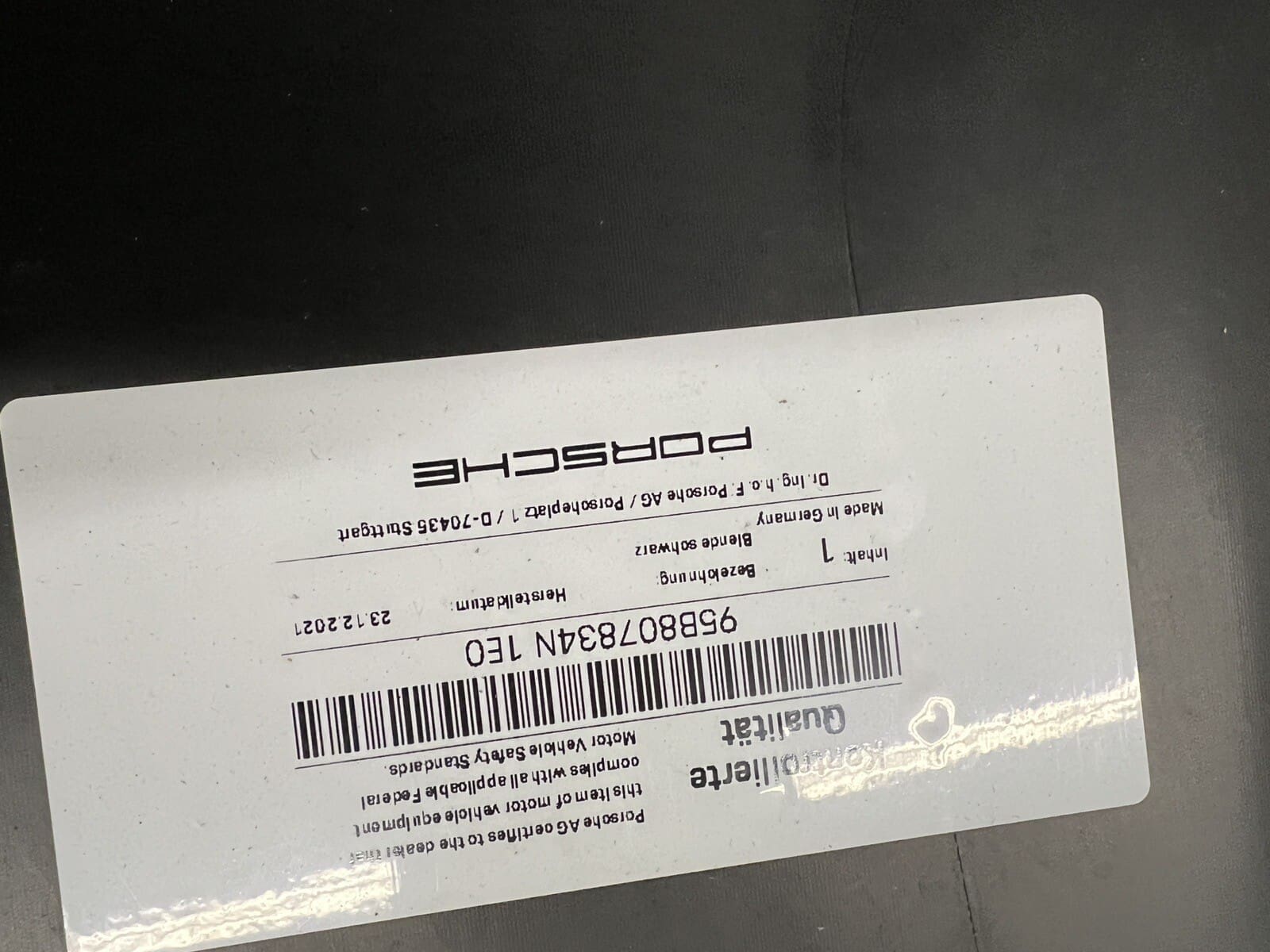 2016 2017 2018 2019 2020 2021 PORSCHE MACAN REAR BUMPER LOWER VALANCE 95b807834n - Image 10