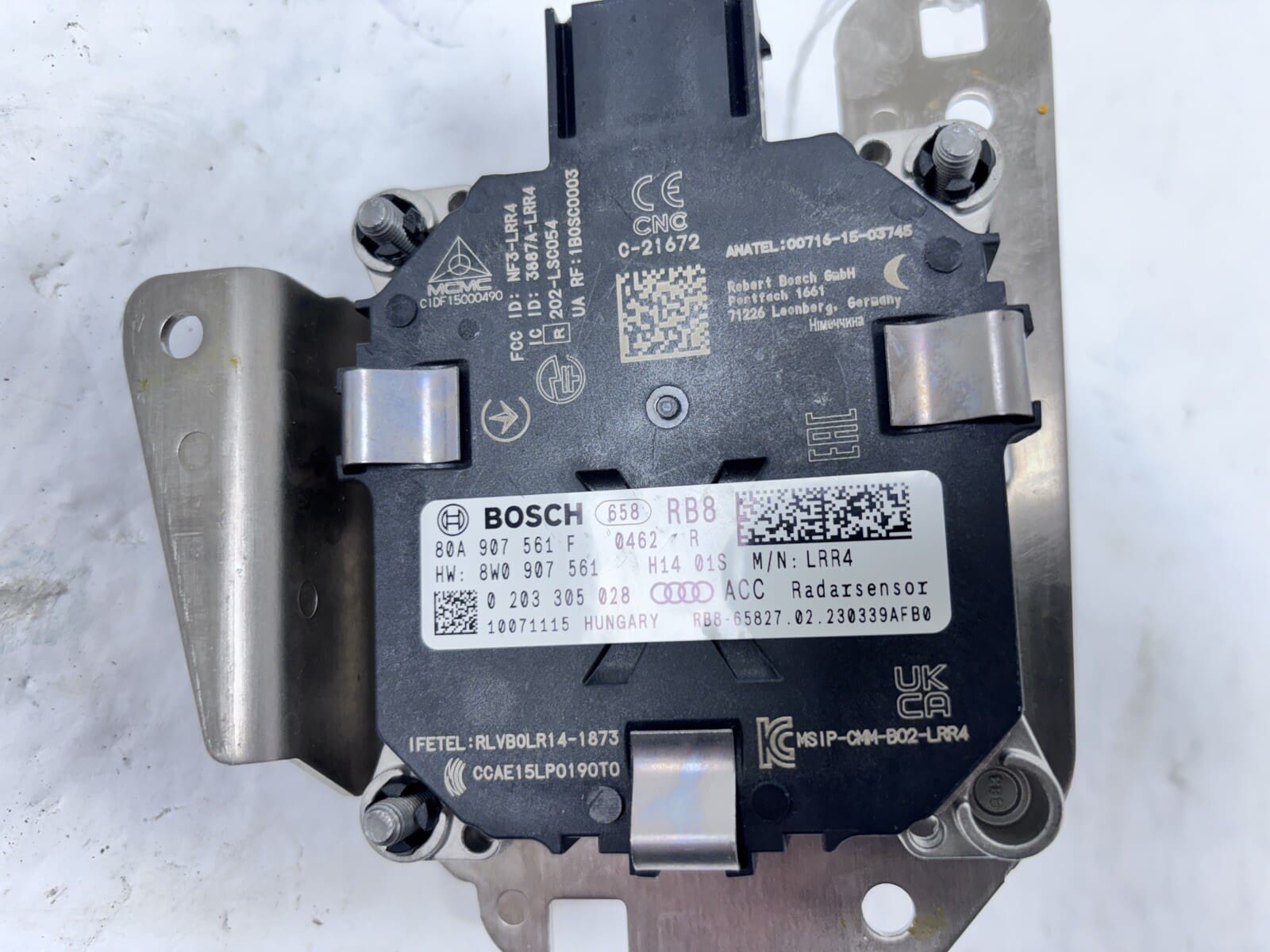 80a907561f 2021-2023 2024 AUDI Q5 SQ5 FRONT OEM CRUISE CONTROL DISTANCE SENSOR - Image 9