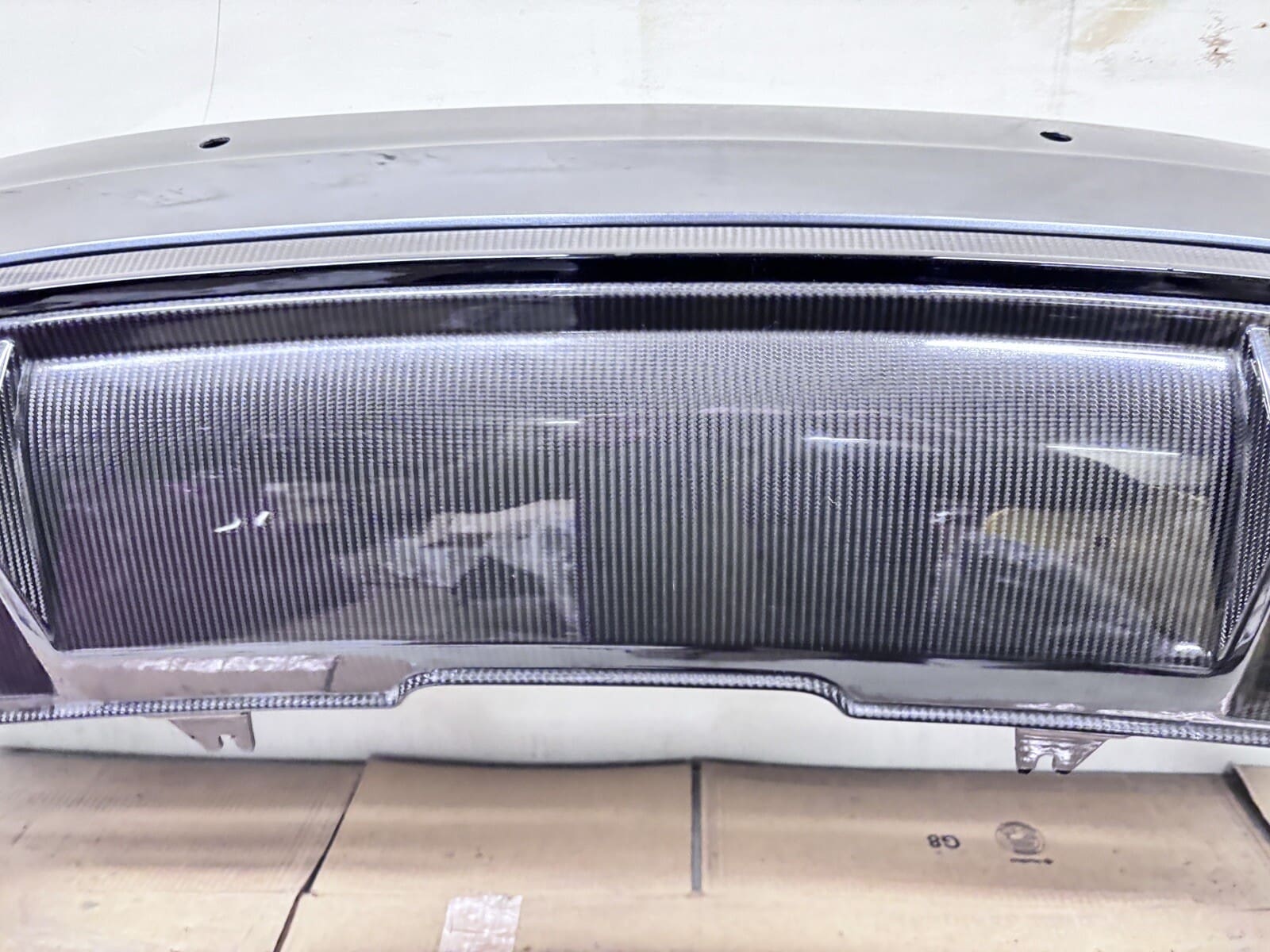 OEM 2019 AUDI RS5 SPORTBACK REAR BUMPER WITH CARBON SPOILER DIFFUSER 8w6807521af - Image 10