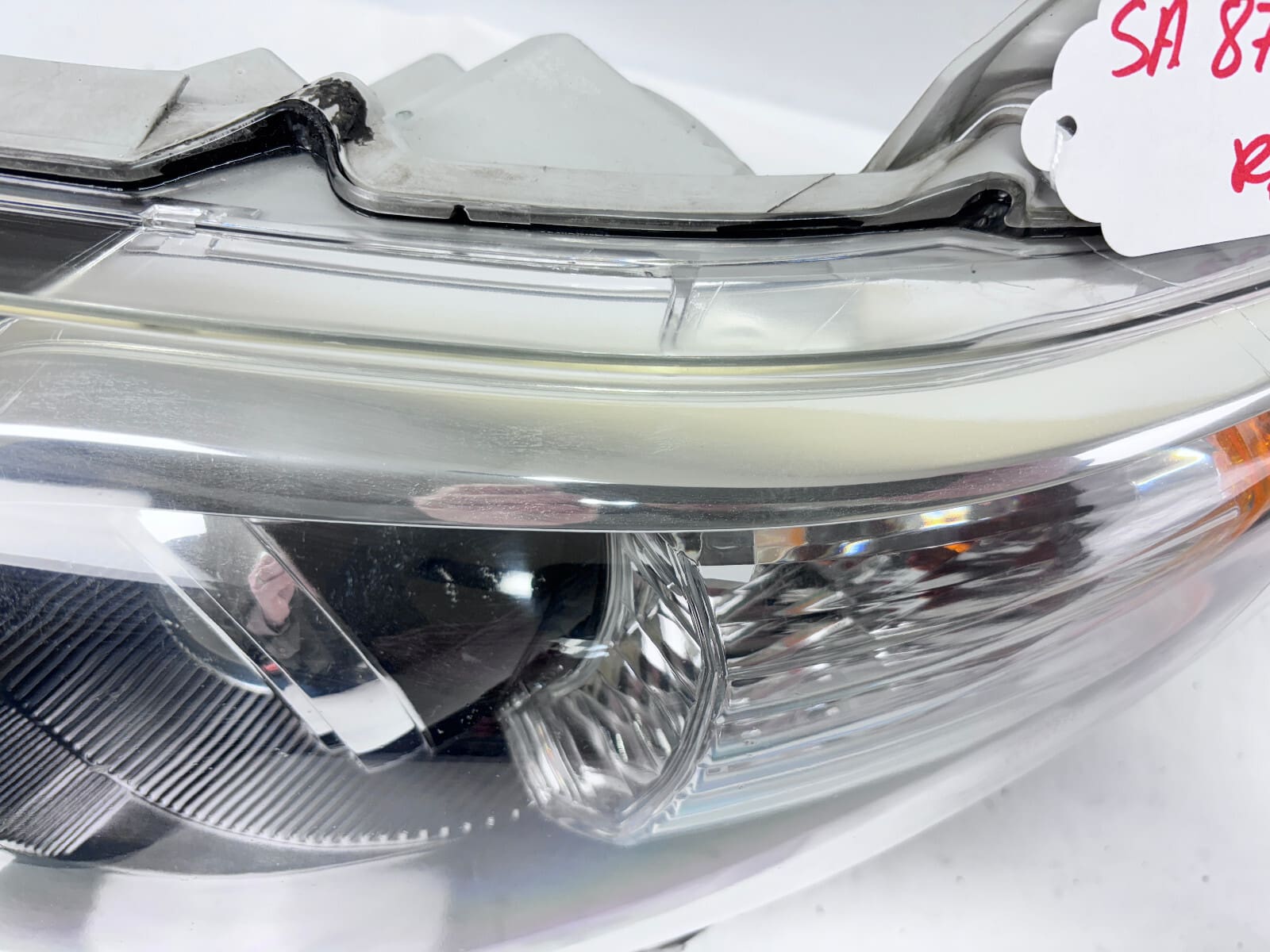 2012 2013 2014 TOYOTA CAMRY BLACK BEZEL HALOGEN FRONT LEFT OEM HEADLIGHT - Image 8