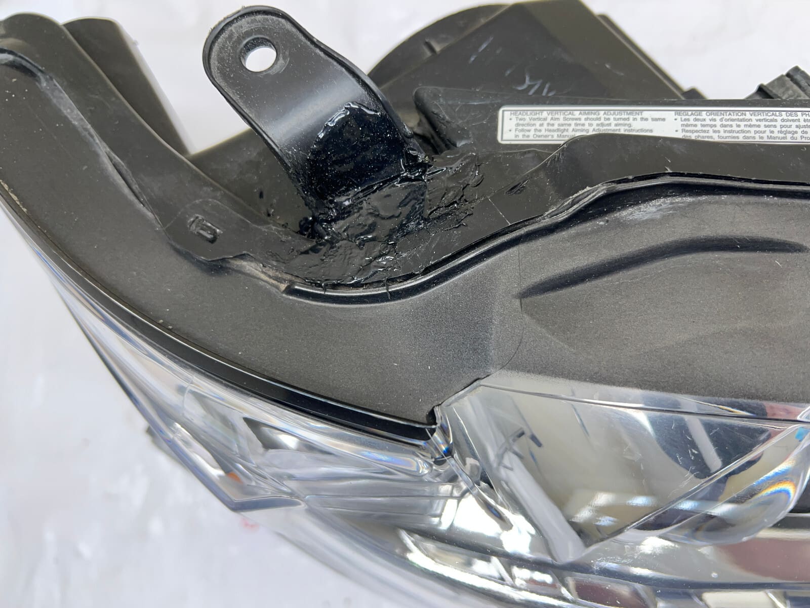 2013 2014 2015 LEXUS RX RX350 RX450h XENON HID FRONT RIGHT OEM HEADLIGHT DAMAGED - Image 9