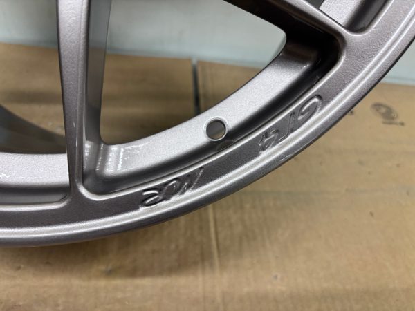 PORSCHE GT4 MR BBS CLUBSPORT 4 WHEELS SILVER GOLD FRONT 9X18 AND REAR 10.35X18 - Image 3