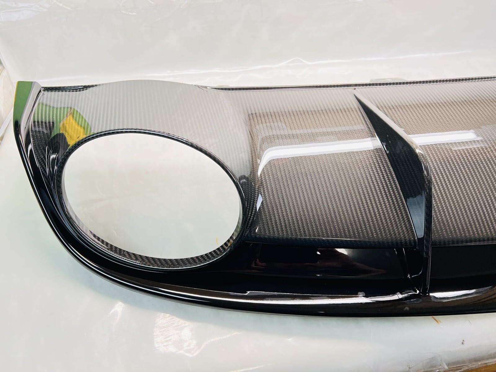 2015 2016 2017 2018 AUDI RS7 REAR BUMPER OEM VALANCE SPOILER PANEL CARBON FIBER - Image 5