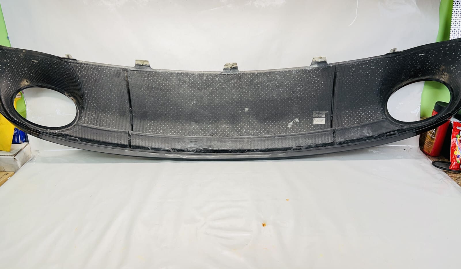 2015 2016 2017 2018 AUDI RS7 REAR BUMPER OEM VALANCE SPOILER PANEL CARBON FIBER - Image 11