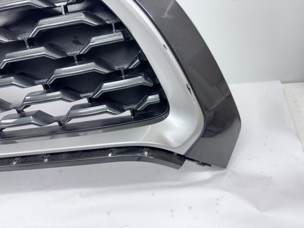 53111-0A180  2022 2023 2024 TOYOTA COROLLA CROSS GRAY SILVER FRONT OEM GRILLE - Image 2