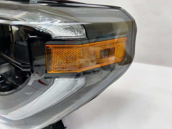 2018 2019 2020 2021 toyota tundra led black bezel front left oem headlight - Image 3