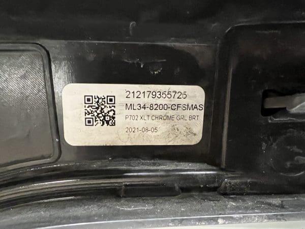 2021 2022 2023 FORD F150 CHROME FRONT OEM GRILLE GENUINE ML348200CFSMAS damaged - Image 16