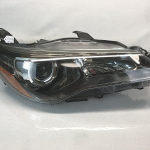 ALL TABS 2015 2016 2017 TOYOTA CAMRY RIGHT OEM HEADLIGHT DARK BEZEL BLACK
