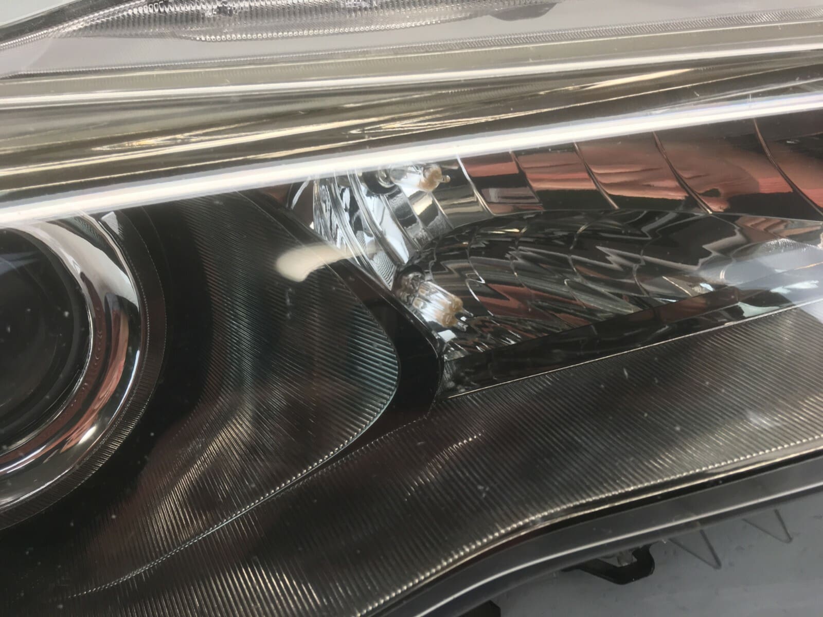 ALL TABS 2015 2016 2017 TOYOTA CAMRY RIGHT OEM HEADLIGHT DARK BEZEL BLACK - Image 8