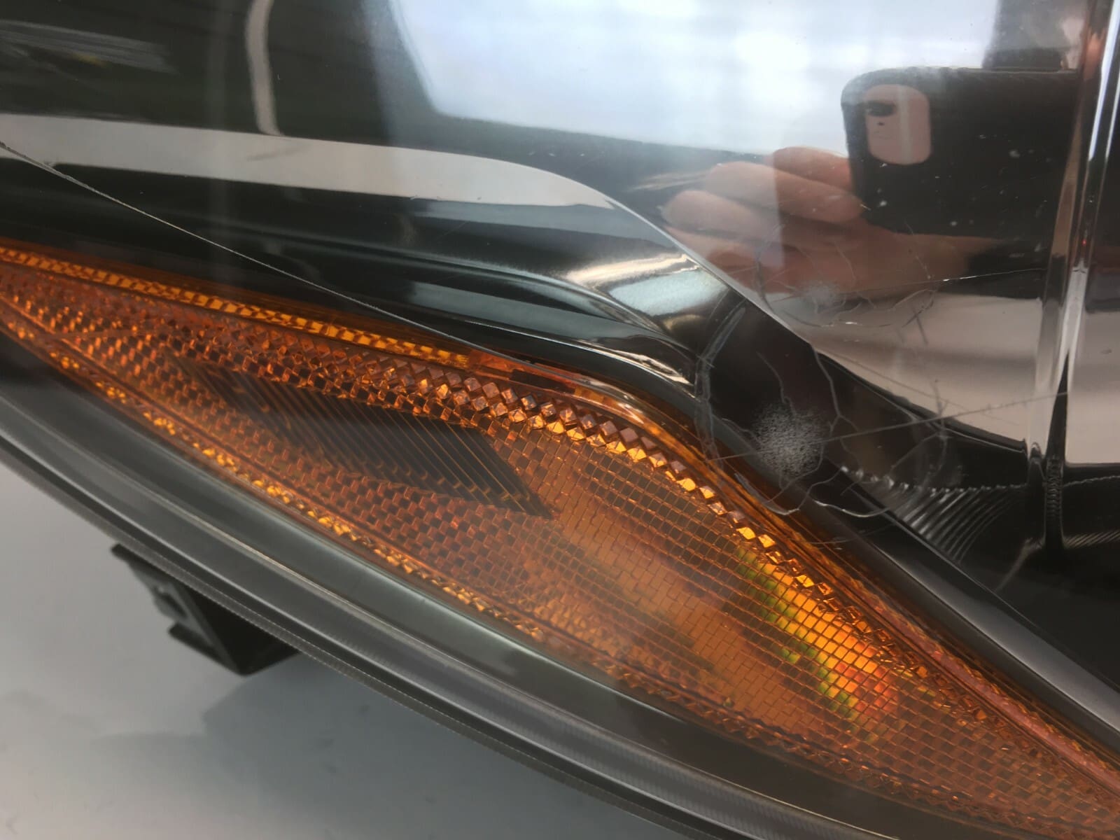 ALL TABS 2015 2016 2017 TOYOTA CAMRY RIGHT OEM HEADLIGHT DARK BEZEL BLACK - Image 9