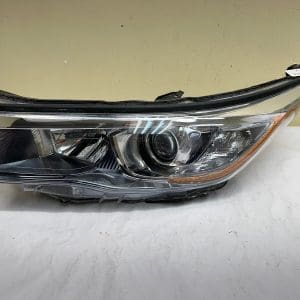 2014 2015 2016 TOYOTA HIGHLANDER HALOGEN FRONT LEFT OEM HEADLIGHT