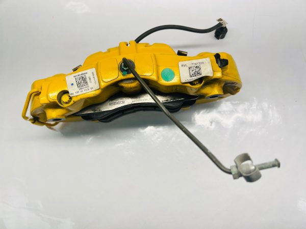 991351429 Porsche 911 991 GT3 Front Oem Brake Caliper And Brake Pads Yellow PCCB - Image 9