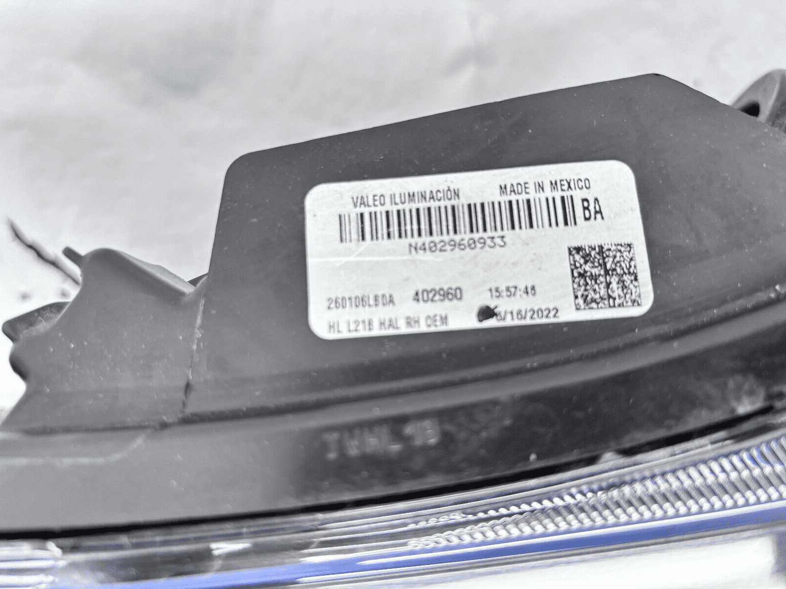 260106LB0A 2020 2021 2022 2023 NISSAN SENTRA HALOGEN FRONT RIGHT OEM HEADLIGHT - Image 16