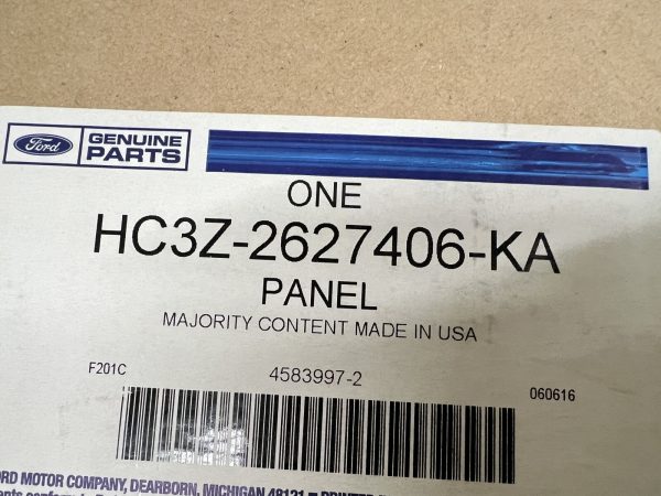 2018-2022 FORD SUPER DUTY CREW CAB F250 F350 F450 REAR LEFT OEM DOOR PANEL GRAY - Image 13