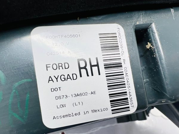 2013 2014 2015 2016 FORD FUSION INNER REAR RIGHT OEM TAIL LIGHT - Image 11