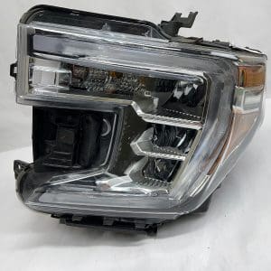 2019 2020 2021 gmc sierra 1500 led front left oem headlight 85535169 broken tabs