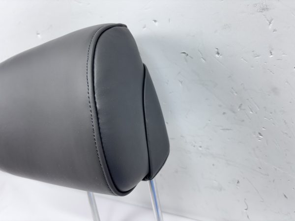 OEM 887003m201yhw 2009-2014 Hyundai Genesis Front Headrest Sued Black - Image 3
