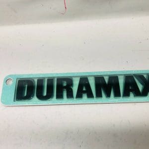 2019 2010 2021 CHEVY SILVERAFO DURAMAX BLACK GLOSS EMBLEM NAME PLATE LETTERS