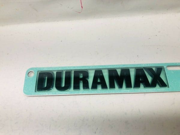 2019 2010 2021 CHEVY SILVERAFO DURAMAX BLACK GLOSS EMBLEM NAME PLATE LETTERS