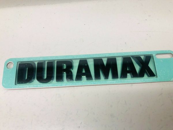 2019 2010 2021 CHEVY SILVERAFO DURAMAX BLACK GLOSS EMBLEM NAME PLATE LETTERS - Image 3