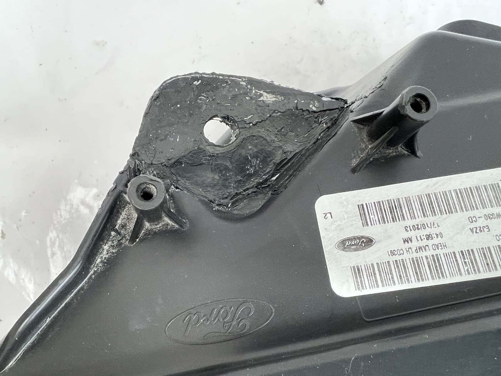 2013 2014 2015 2016 ford fusion halogen front left oem headlight - Image 12