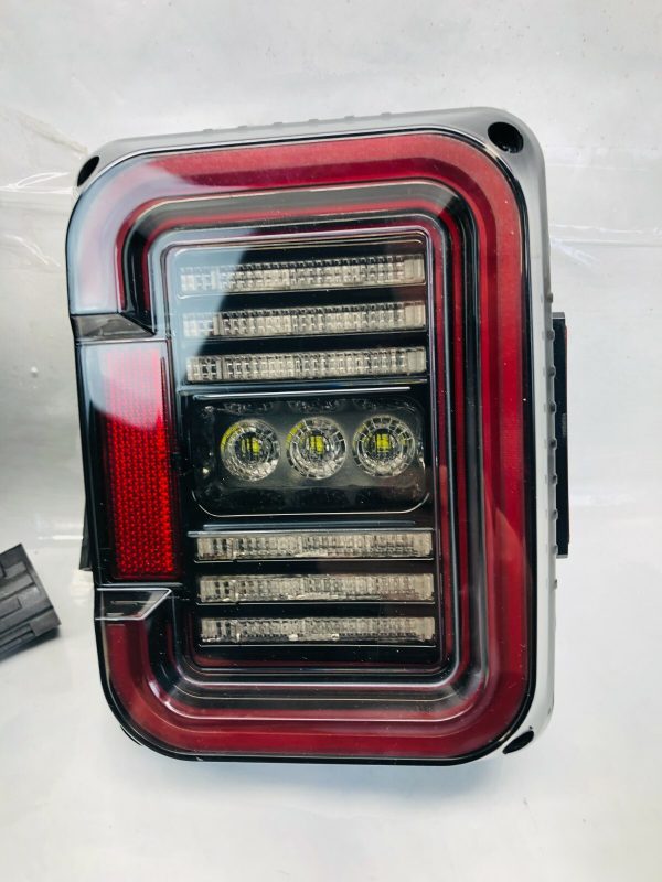 2007-2018 JEEP WRANGLER LED HUGE C LED REAR TAIL LIGHT LEFT AND RIGHT - Image 2