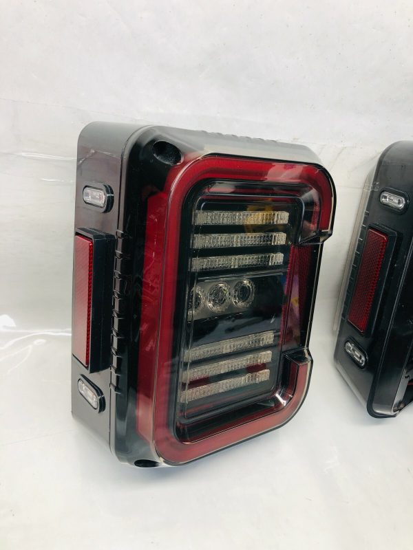 2007-2018 JEEP WRANGLER LED HUGE C LED REAR TAIL LIGHT LEFT AND RIGHT - Image 9
