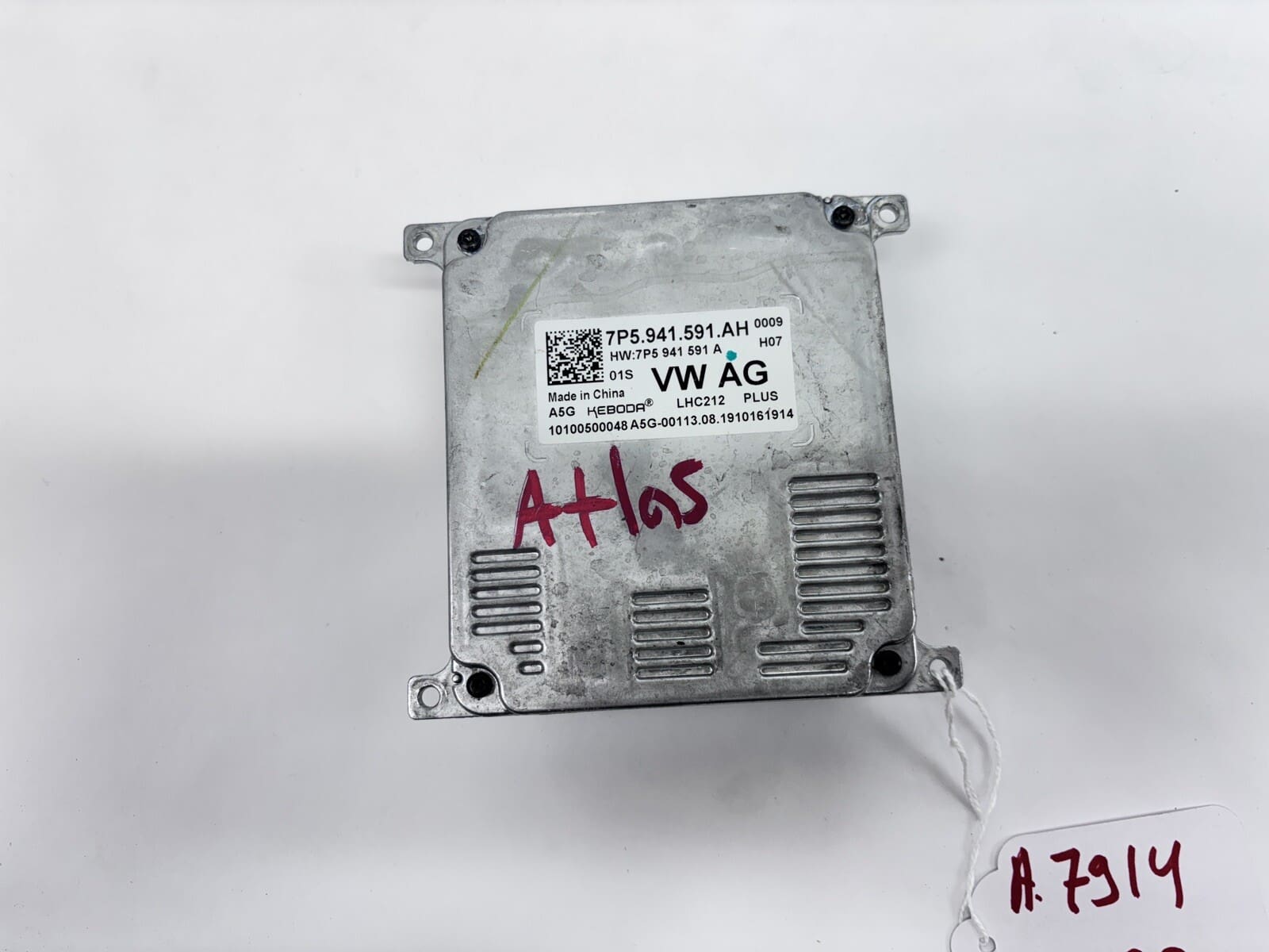 2019 2020 2021 2022 2023 VW ATLAS LED HEADLIGHT BALLAST CONTROL UNIT 7p5941591ah - Image 4