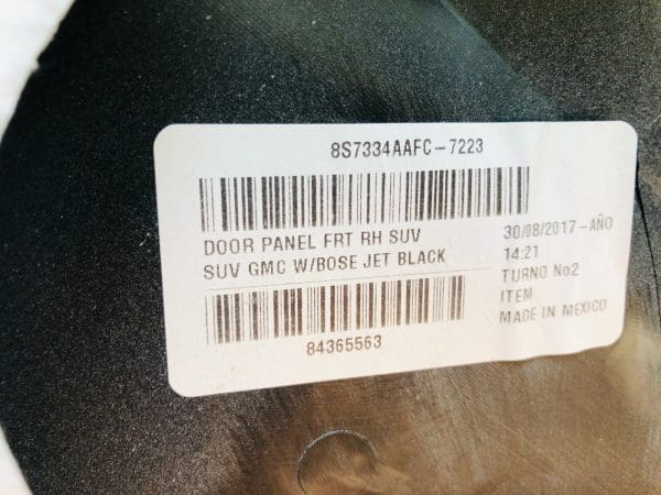 2015 2016 2017 2018 2019 GMC YUKON TAHOE FRONT RIGHT OEM INTERIOR DOOR PANEL - Image 11