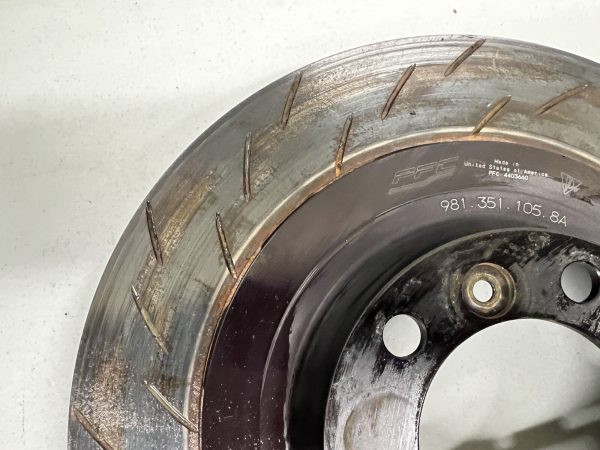 981.351.105.8A Front Left Brake Rotor Disk Porsche Cayman GT4 Clubsport 981 - Image 7