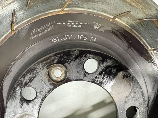 981.351.105.8A Front Left Brake Rotor Disk Porsche Cayman GT4 Clubsport 981 - Image 12