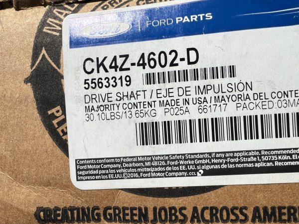 ck4z4602d Ford Transit Front Oem Genuine Drive Shaft - Image 11