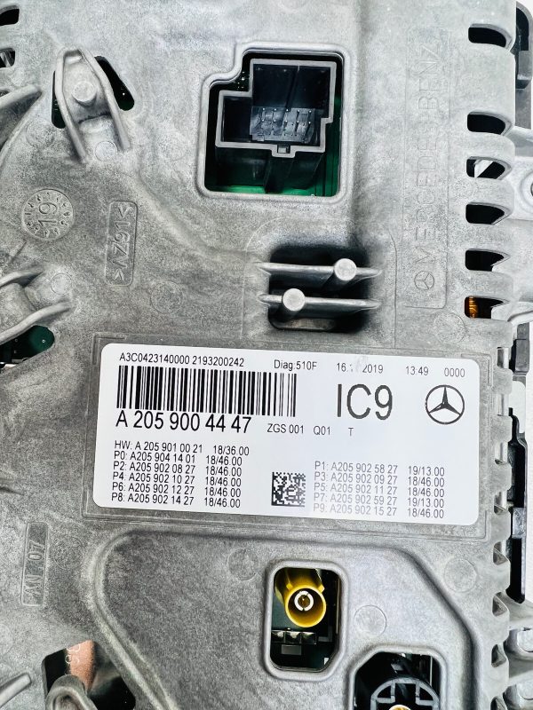 2019-2023 MERCEDES-BENZ GLC INSTRUMENT CLUSTER CONTROL UNIT A2059004447 GENUINE - Image 12