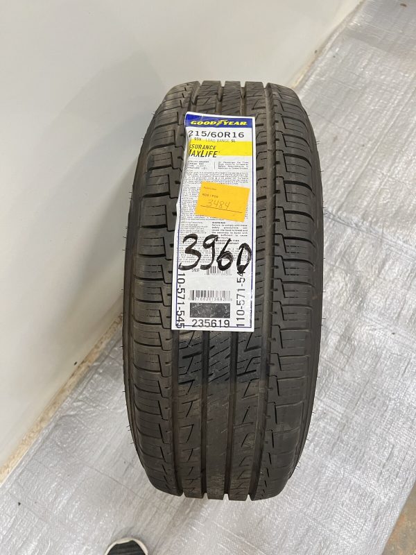 GOOD YEAR ASSURANCE MAXLIFE. 215/60R16. New Tire. 215 60 16.  215/60/16. 95V. - Image 9