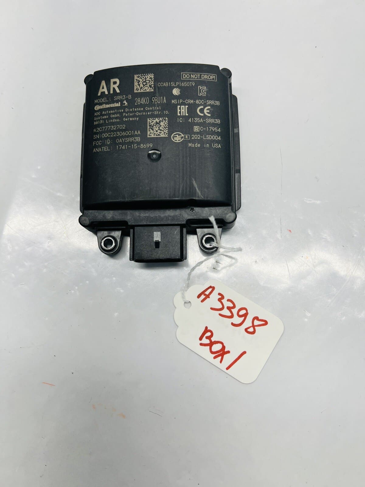 284k09bu1a 2021 2022 2023 NISSAN FRONTIER RR RIGHT OEM BLIND SPOT RADAR SENSOR